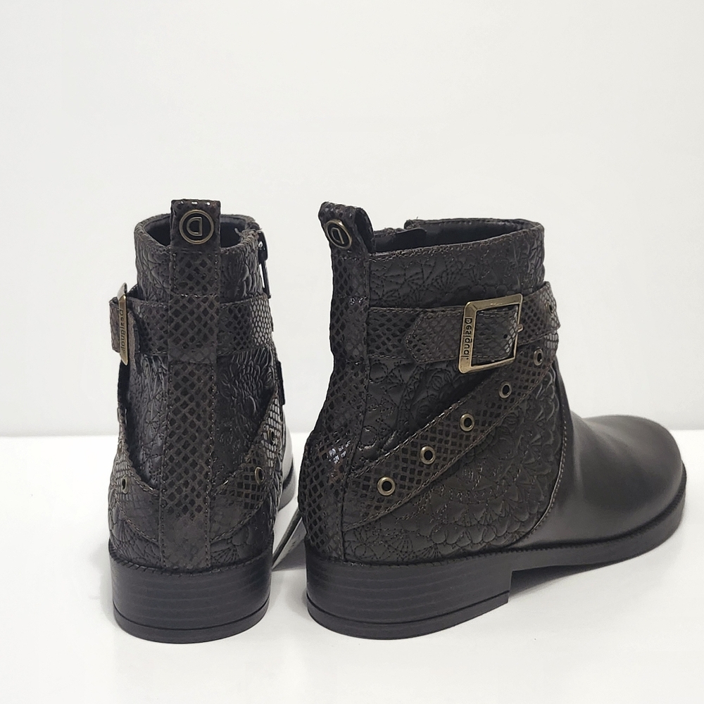 Desigual sz 6 ankle Boots Boho - Picture 12 of 17
